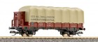 14644 Tillig Low side car with tarpaulin "Holzwolle"
